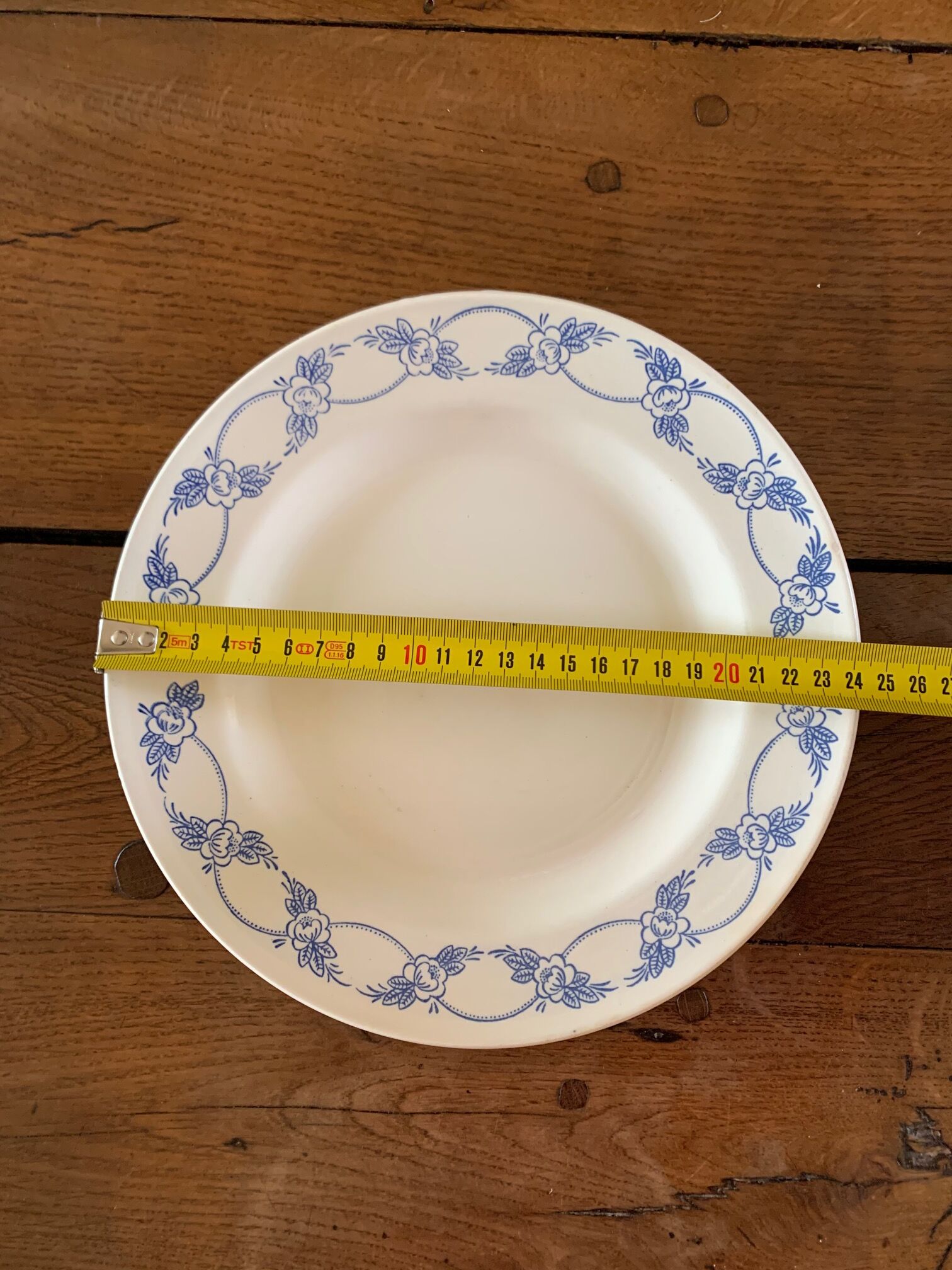 Antique ceramic plate