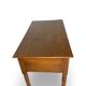 Italian pine wood centre writing desk from the 1960s, a reproduction o