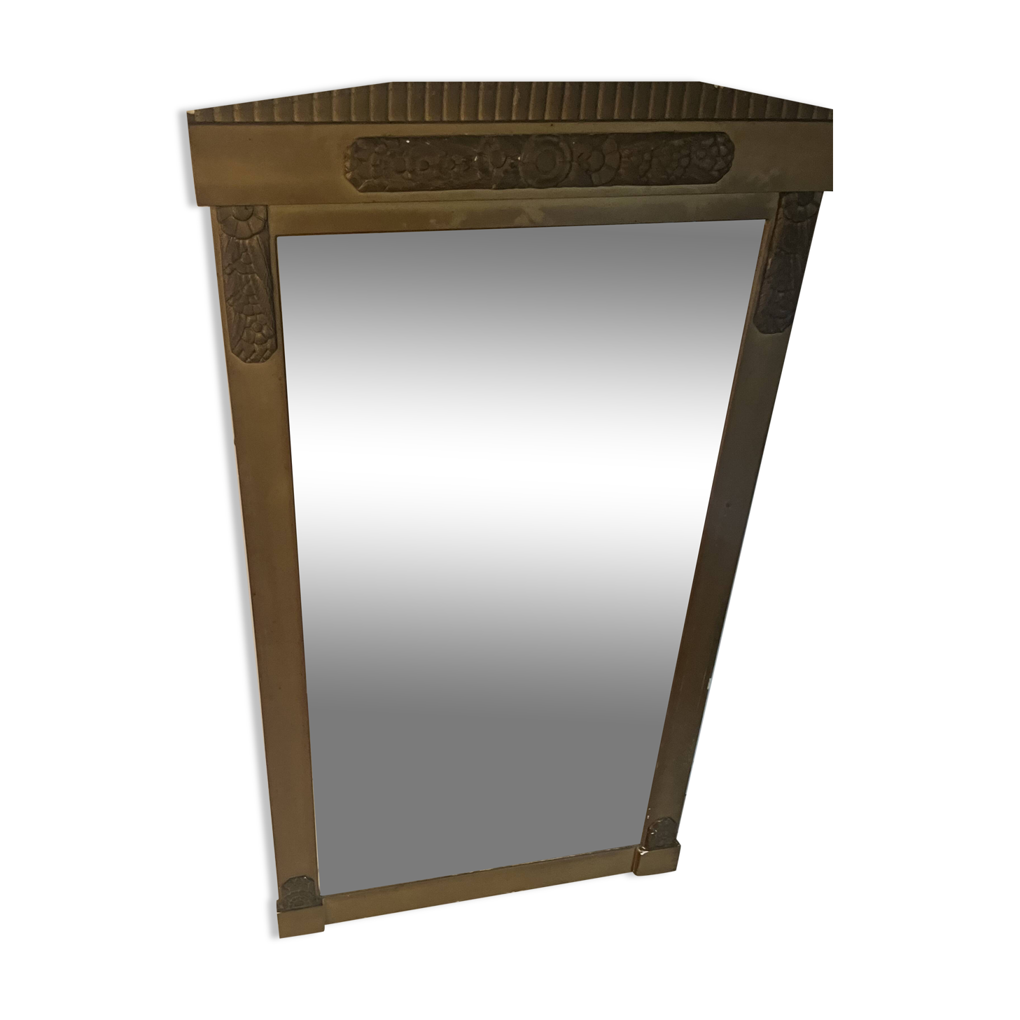Antique art deco mirror