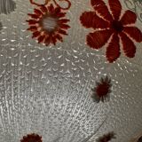60s embroidered lantern chandelier