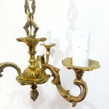 Lustre 3 Lumières Bronze