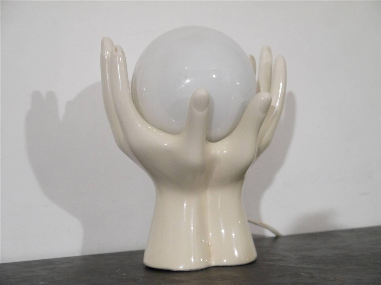 "Main" lamp in ceramic from the 1970s.