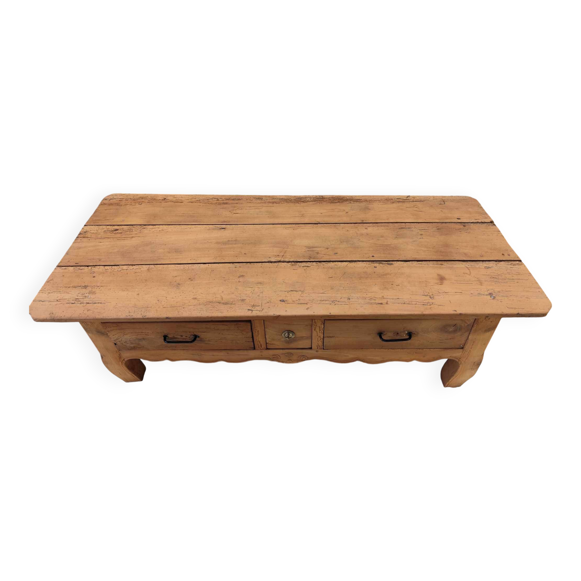 Wooden coffee table