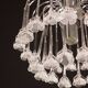 Set of 2 Julia Roberts, Vintage White Murano Chandelier, 1980s