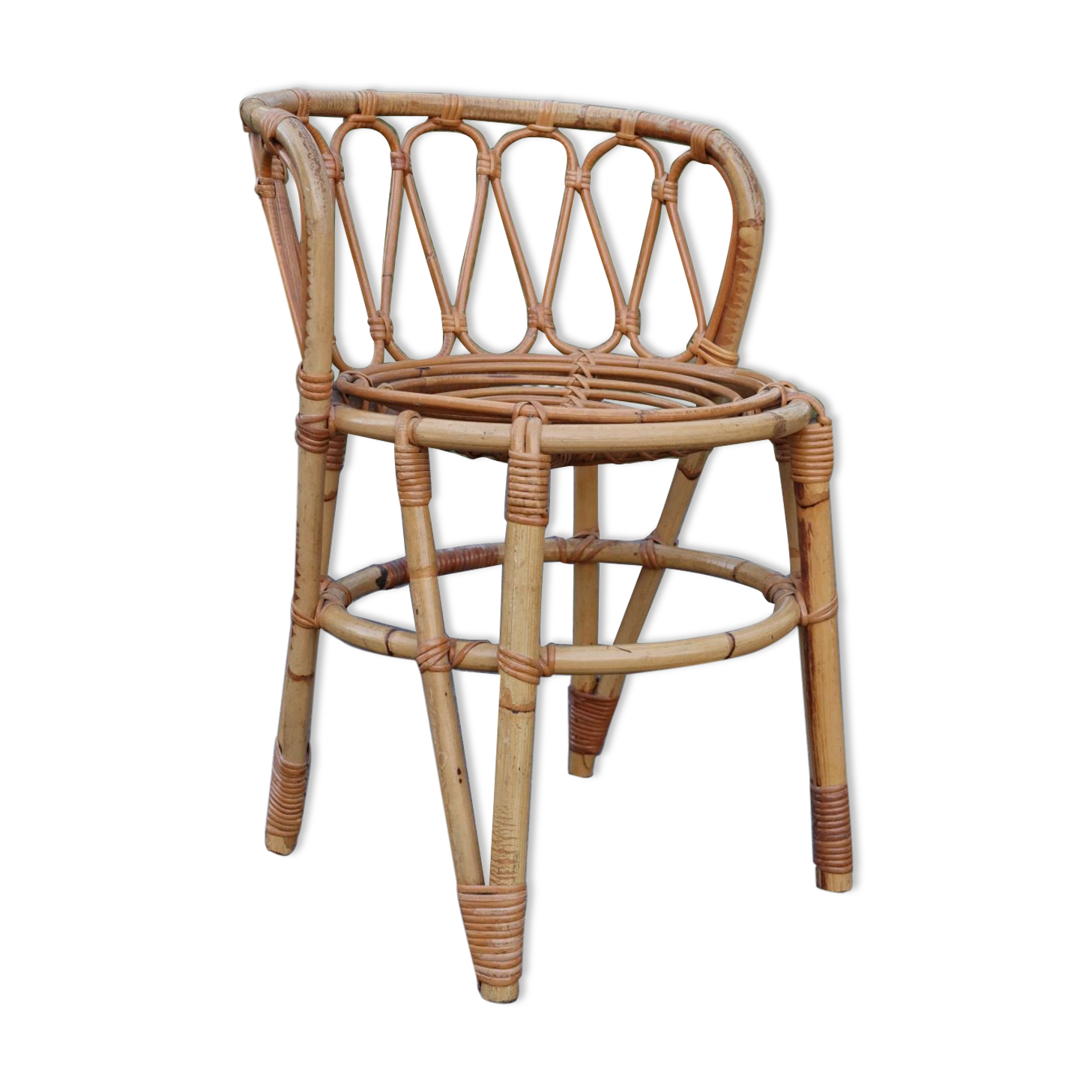 Rattan armchair