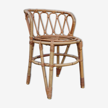 Rattan armchair