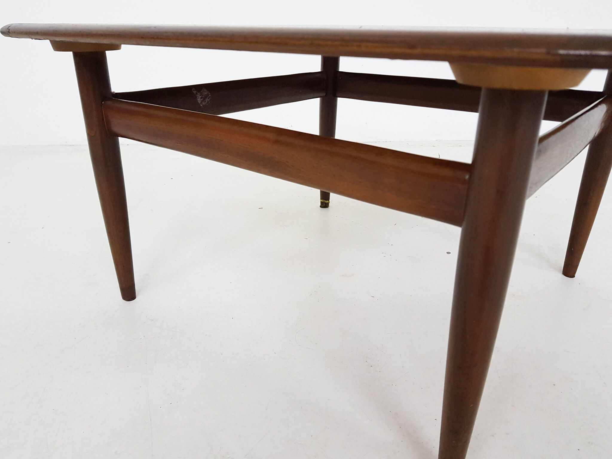 Vintage square teak coffee table