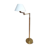 Floor lamp polished brass 60s