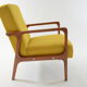 Yellow kard armchair