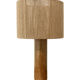 Lampe en grès et fil de jute