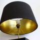 Black lacquered wooden table lamp designed by Roger Vanhevel, 1970s.