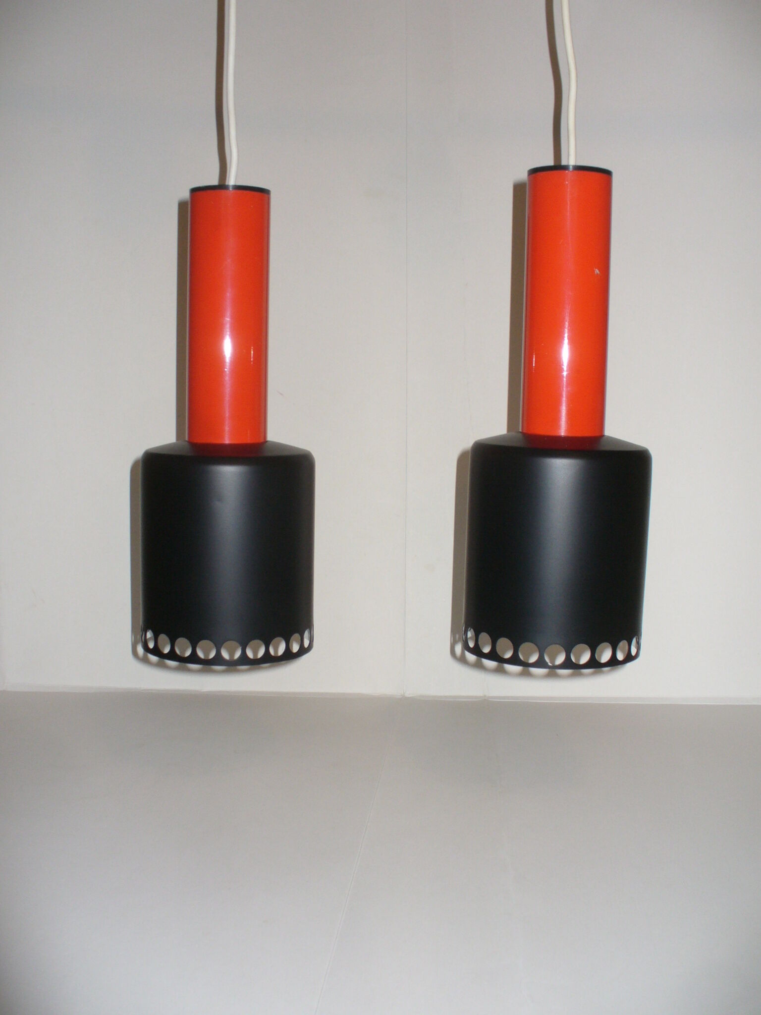 Pair of hanging lamps from the 70s