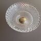 crystal and silver metal display cup
