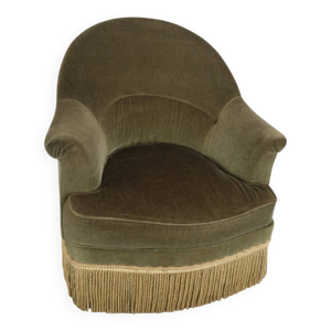 Fauteuil vintage art - vert