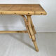 60's vintage rattan coffee table