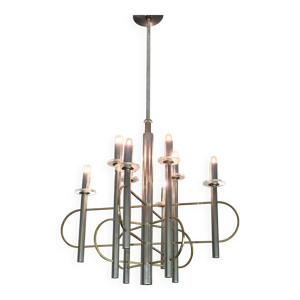 Lustre Spoutnik en laiton