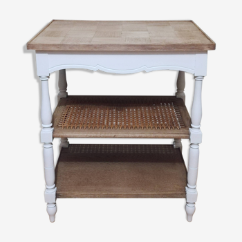 Oak console and canning