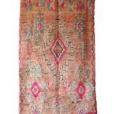 Moroccan pink carpet - 167 x 314 cm