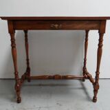 Antique mahogany sidetable with drawer