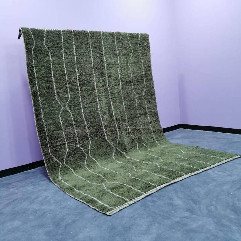 Moroccan handmade wool rug 200cmx350cm