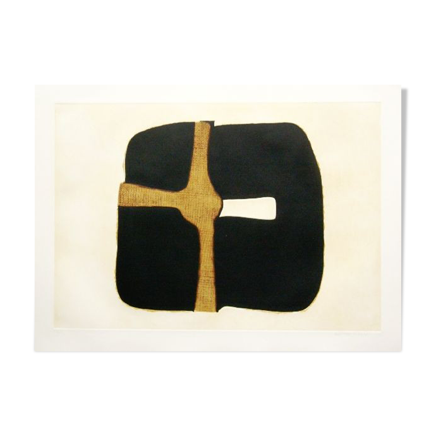 Marca-relli conrad, composition 1, 1977. original etching and aquatint