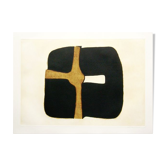 Marca-relli conrad, composition 1, 1977. eau-forte et aquatinte originale