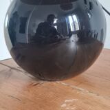 Black glass ball lamp art deco 1930