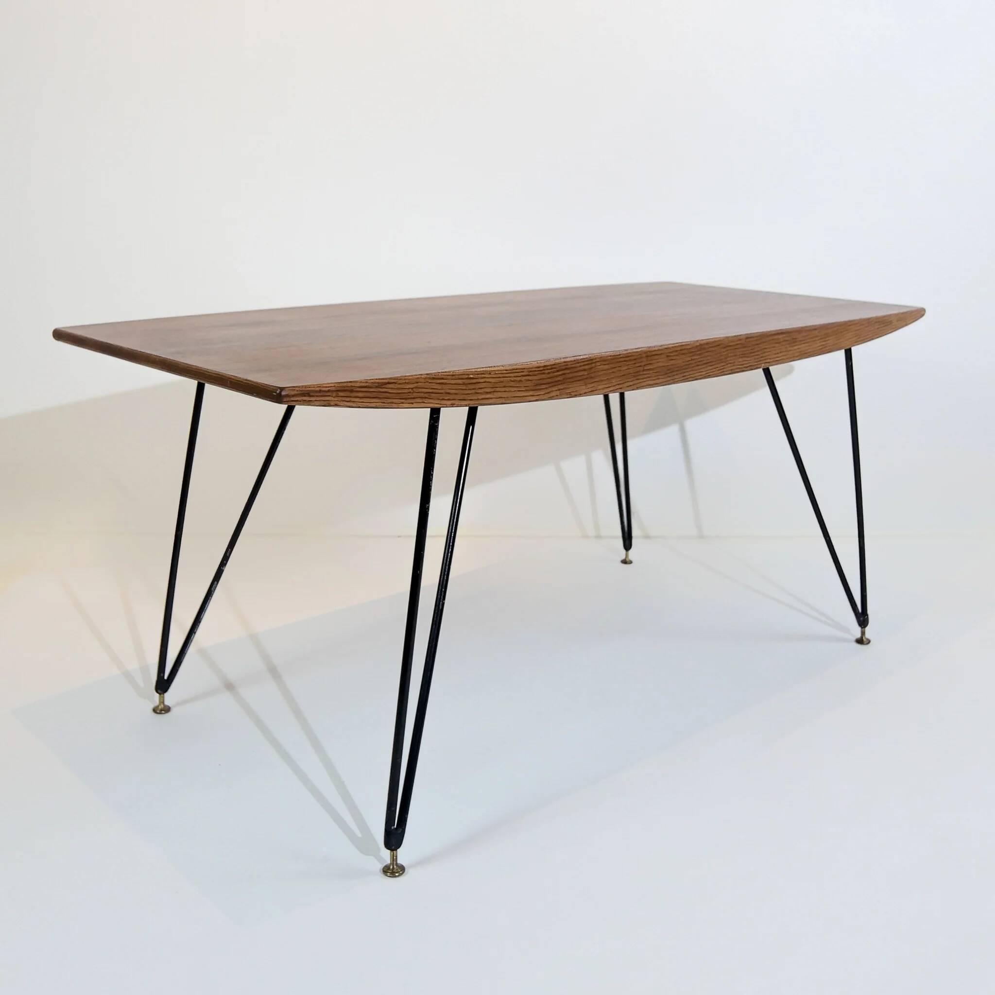 Vintage Danish rectangular coffee table in teak from the mid-century.