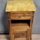 Louis XVI style walnut nightstand or bedside table circa 1900