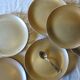 6 French stoneware dessert plates in very good condition