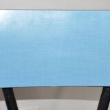Blue formica chair