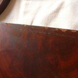 Napoleon III dressing table with mirror in mahogany veneer