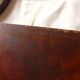Coiffeuse de table avec miroir Napoléon III placage accajou