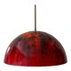 Coates enamel pendant lamp, 1960s, Germany
