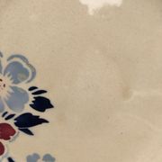 6 Vintage flat plates in Luneville earthenware evreux model