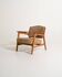 Fauteuil en hêtre scandinave et teck, années 1960