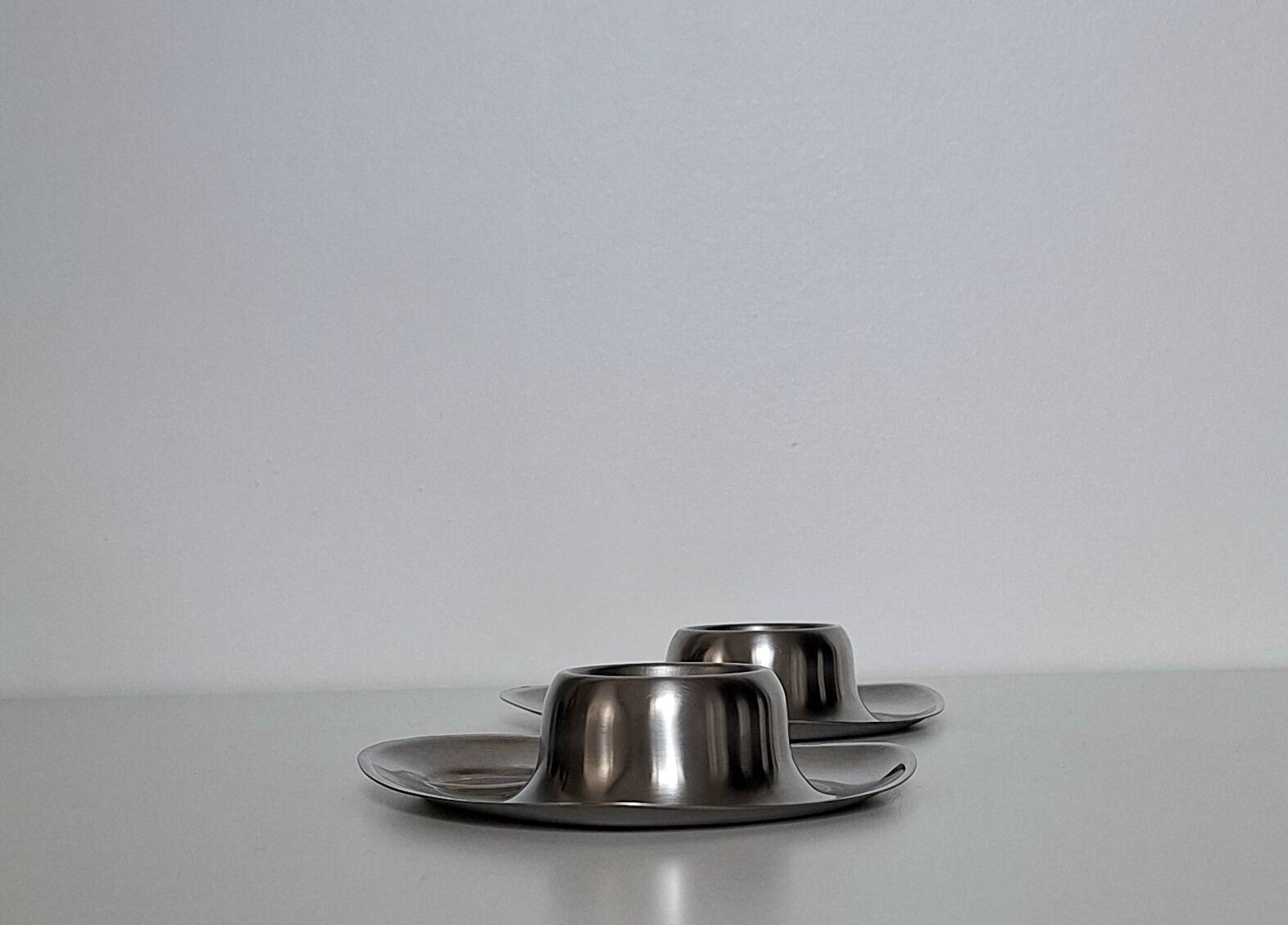 Vintage stainless steel egg cup