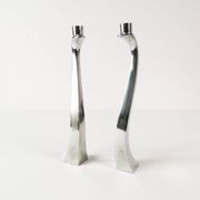 Postmodern "Nessy" candlesticks, Escapade Paris, France, 1980s.