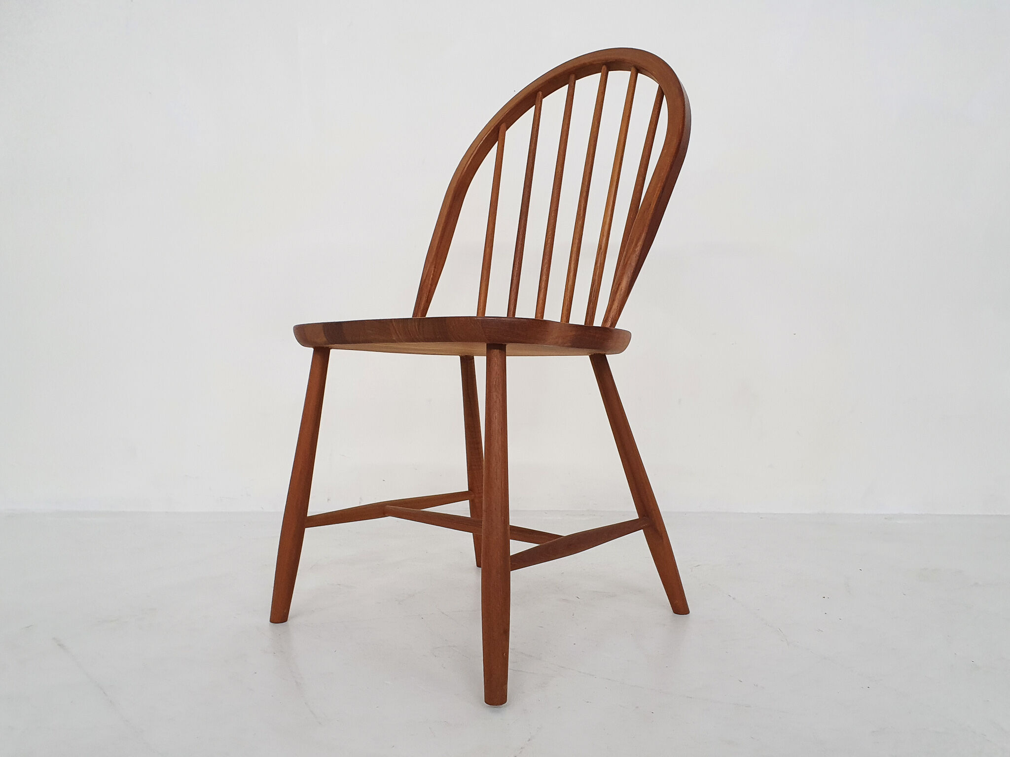 Teak windsor dining chair, Denmark 1960's