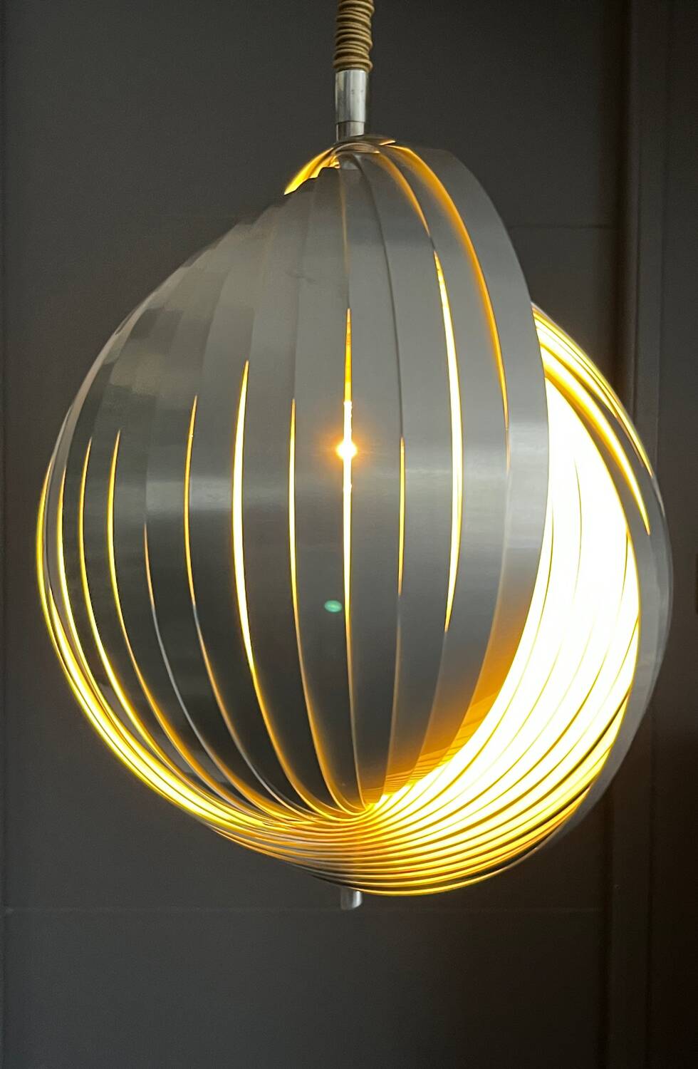 Suspension by designer Henri Mathieu from the 1960s.