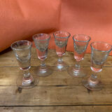 Old digestive glasses