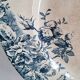 Antique hollow dish / deep plate in earthenware - "Floreal" model