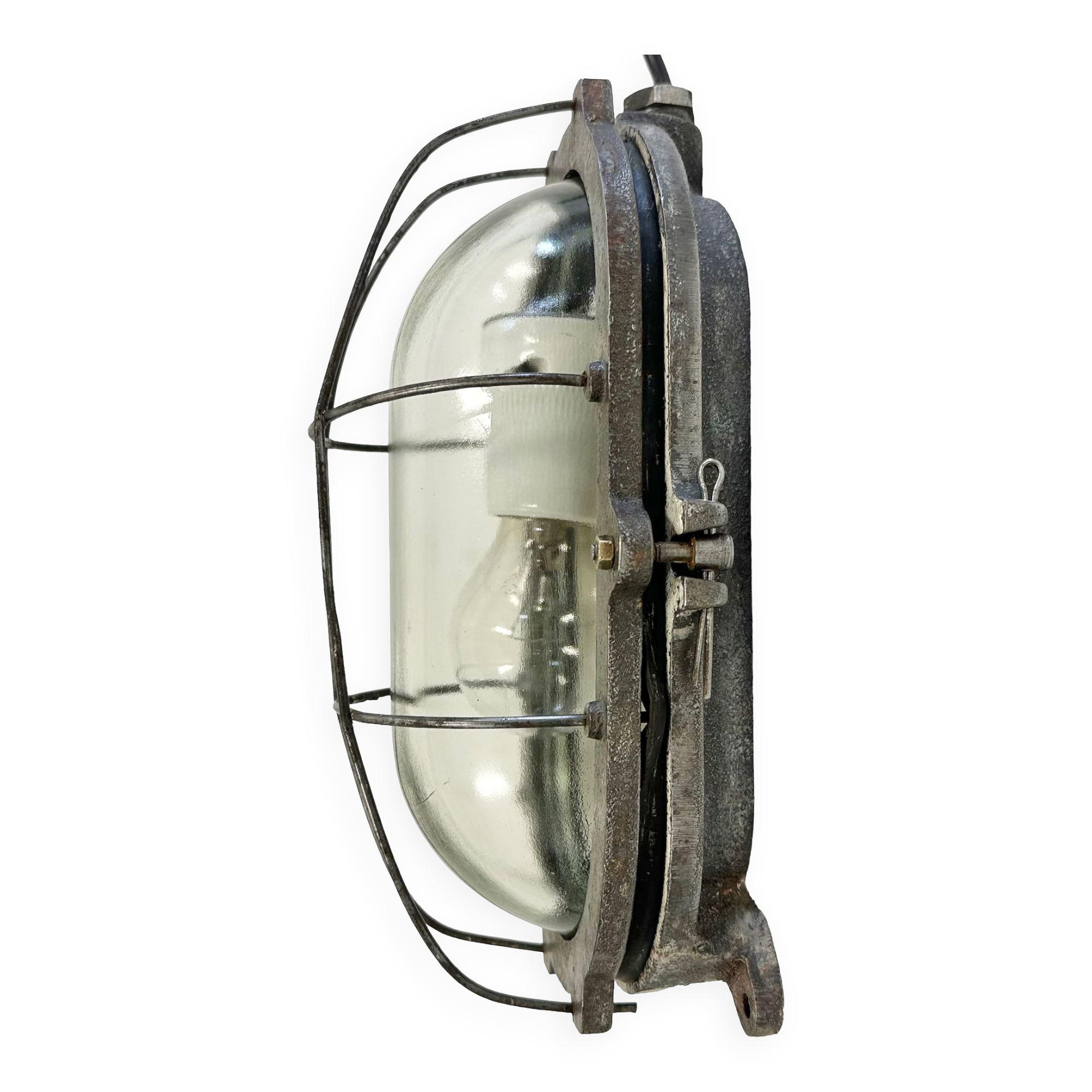 Industrial Cast Iron Wall Light, 1960s