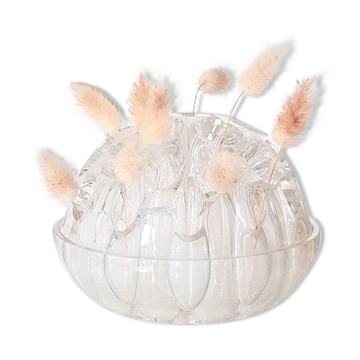 Pique fleur en verre vintage N4 made in France