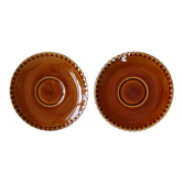 Two saucers Sarreguemines