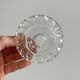 Set of 3 thick glass candle holders