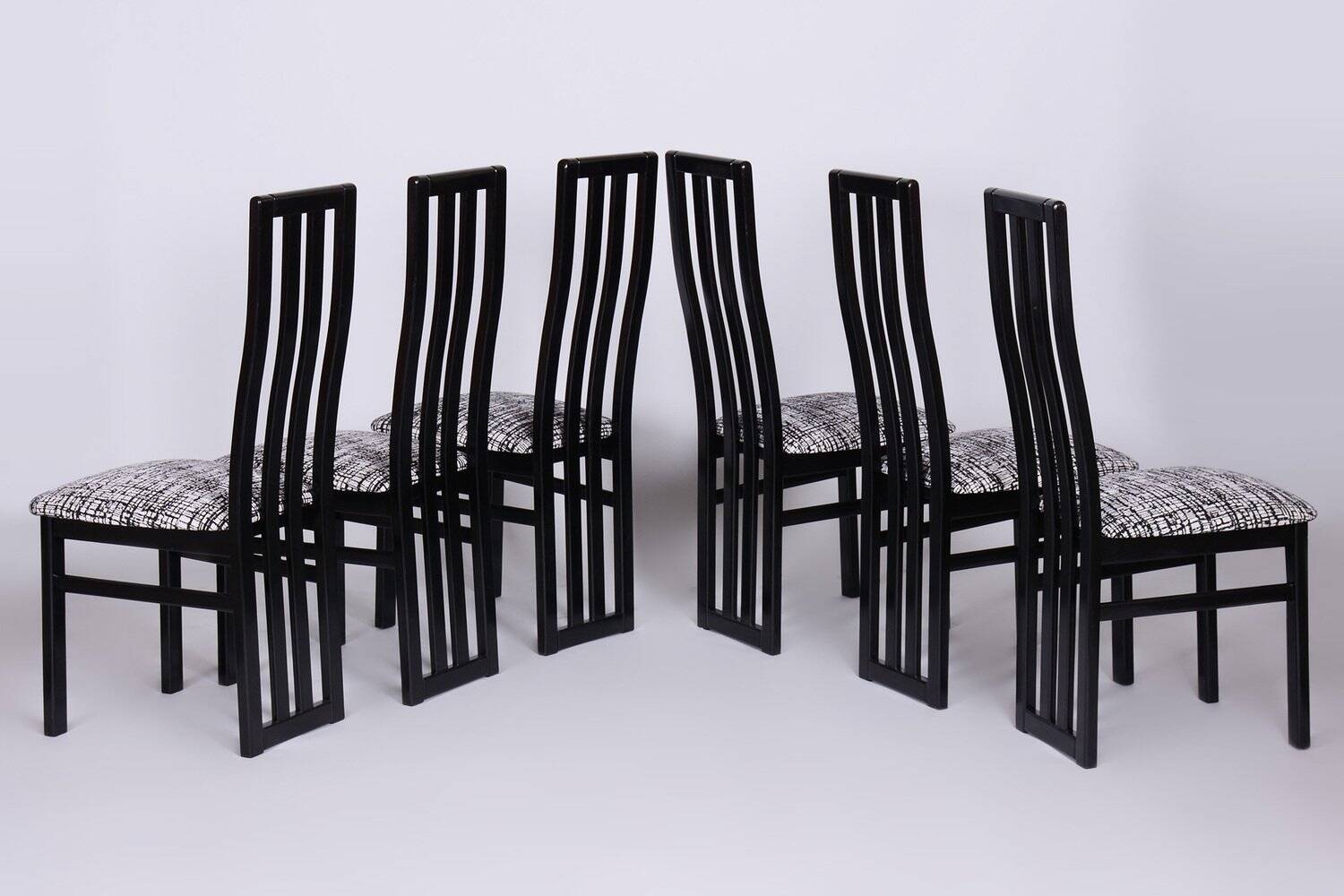 Mid-Century Dining Chairs in Beech from Thon, 1970s, Set of 6
