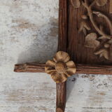 Black forest frame carved wood