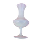 Soliflore vase in opalescent vintage annees glass