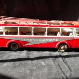 Joustra autocar bus setra transeurope toy old tole engine friction 39cm